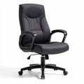 Silla de oficina ajustable en tela gris con ruedas 60 x 60 x 100cm
